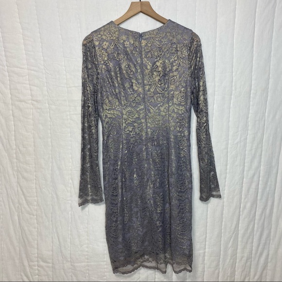 Dress The Population Ash Lace Long Sleeve Mini Dress - Picture 8 of 10